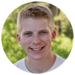 image of a smiling young man