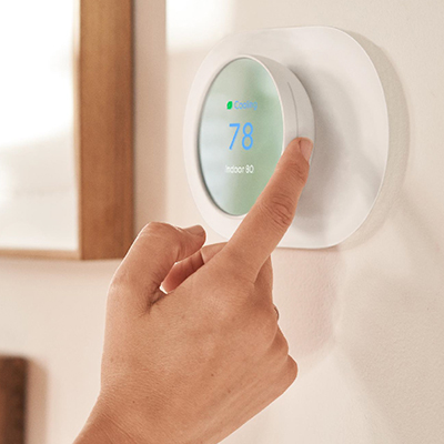 A smart thermostat