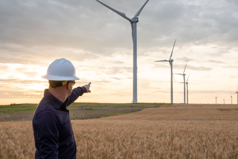 Bar chart showing historical emissions