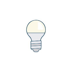 illustration of a light bulb